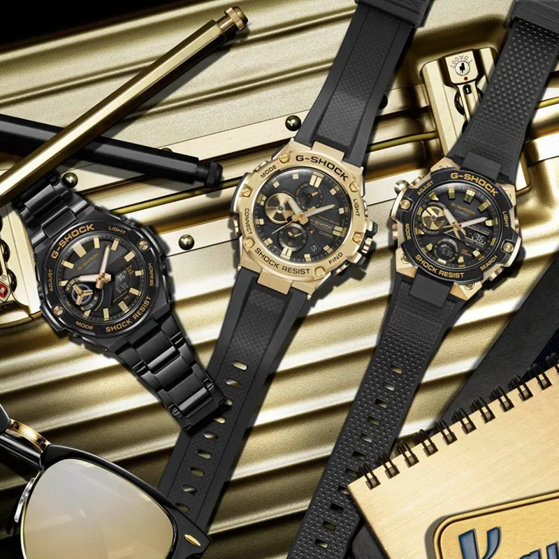 Casio G-Shock G-Steel Solar Black Men's Watch- GST-B500BD-1A9DR